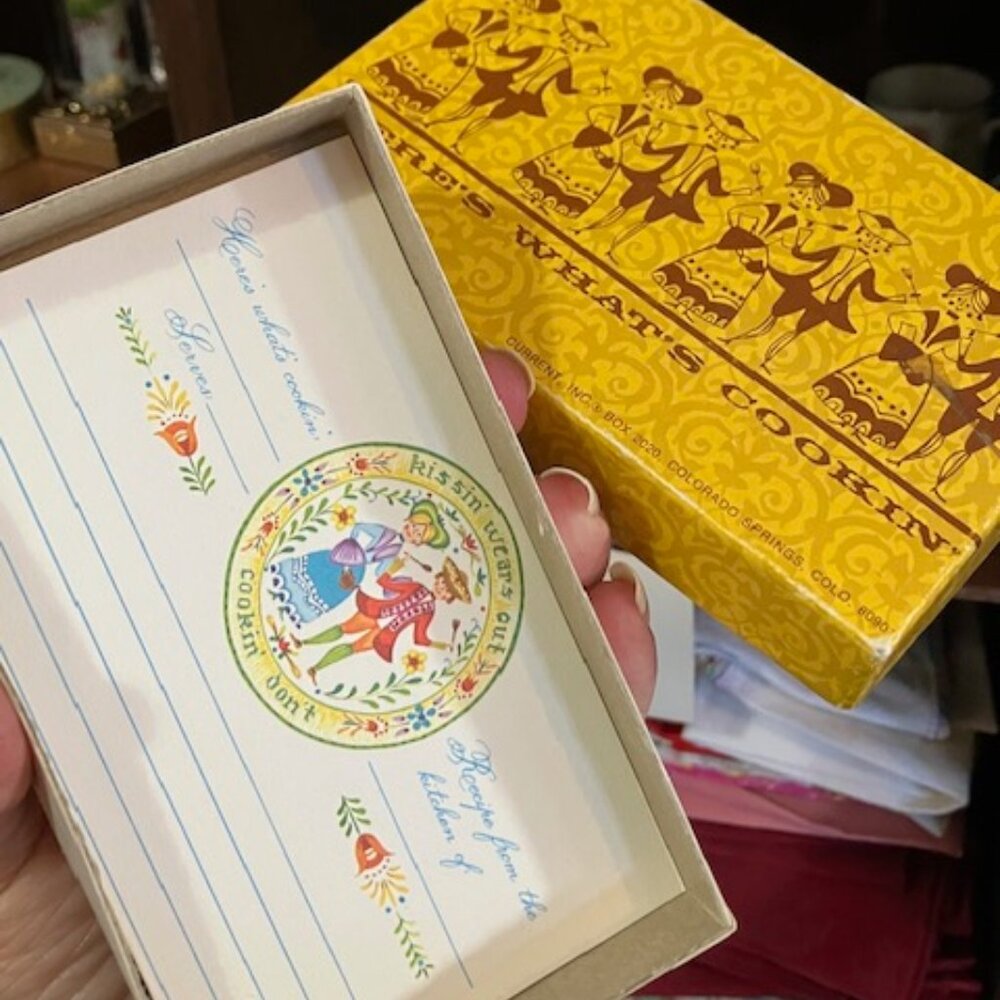 Vintage Recipe Cards